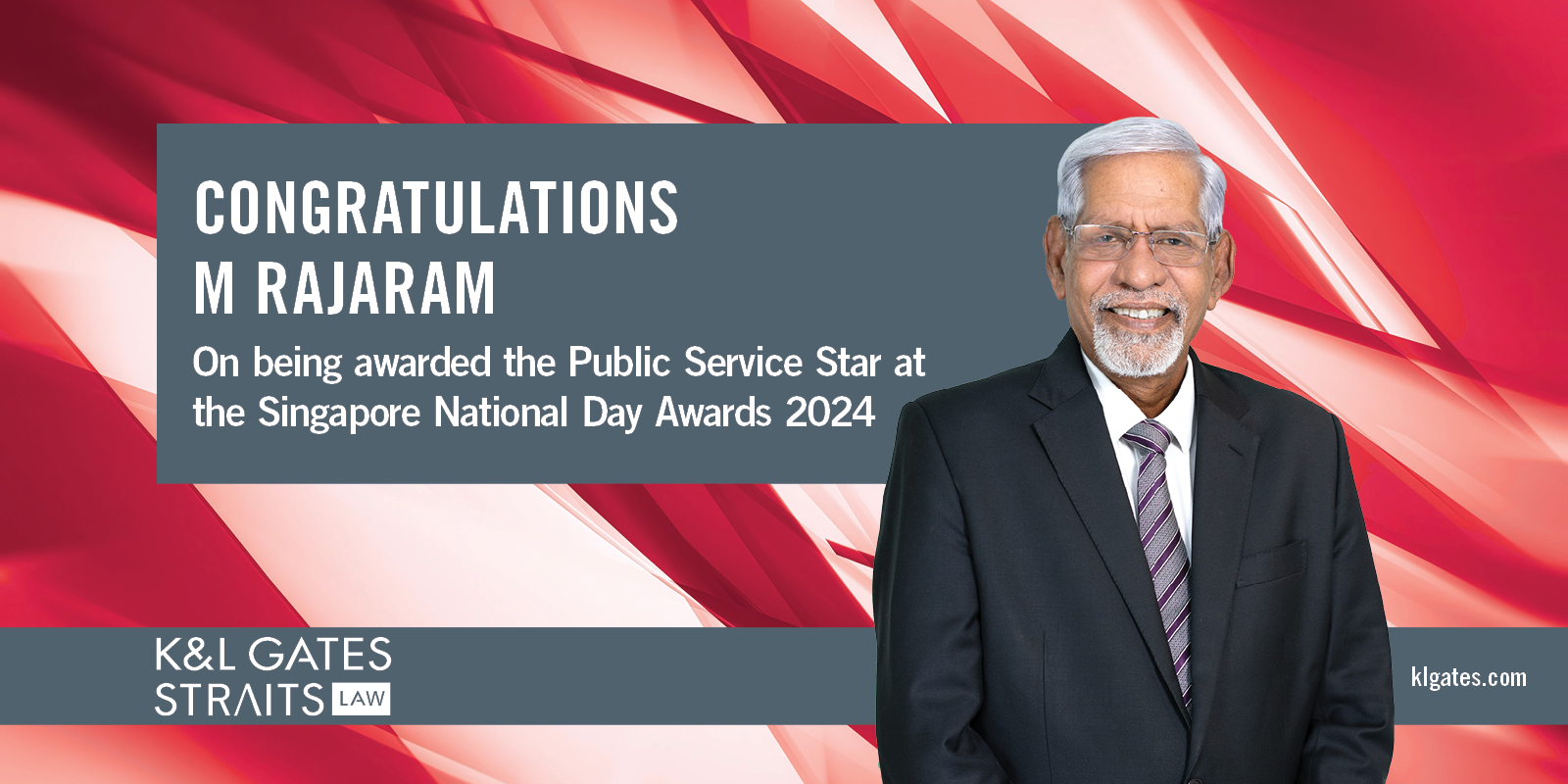 M Rajaram Awarded Public Service Star at Singapore National Day Awards ...